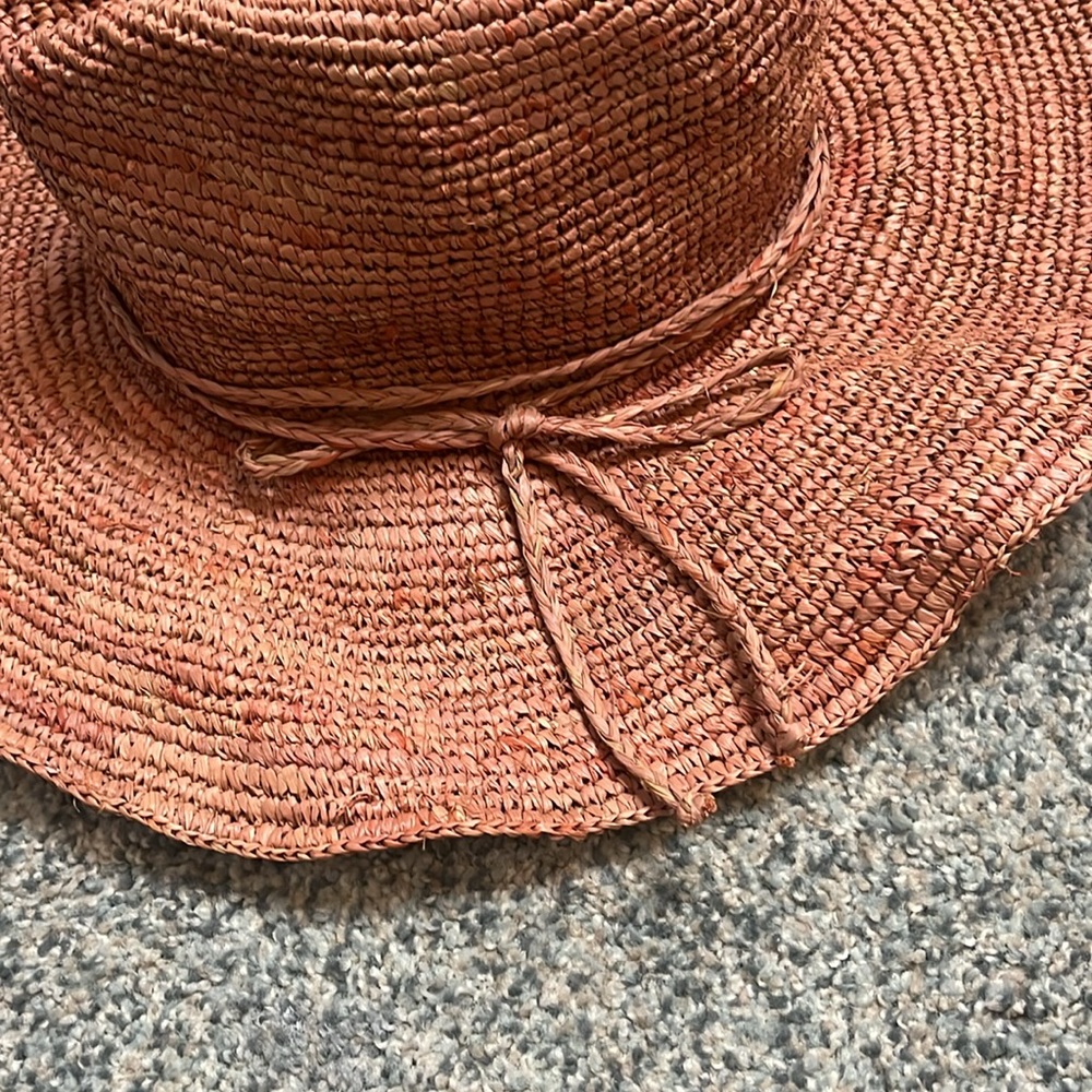 Free People Pink Woven Hat - Picture 4 of 8